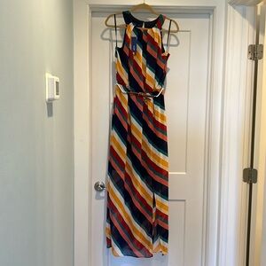 Apt 9 Multi stripe maxi dress Size M